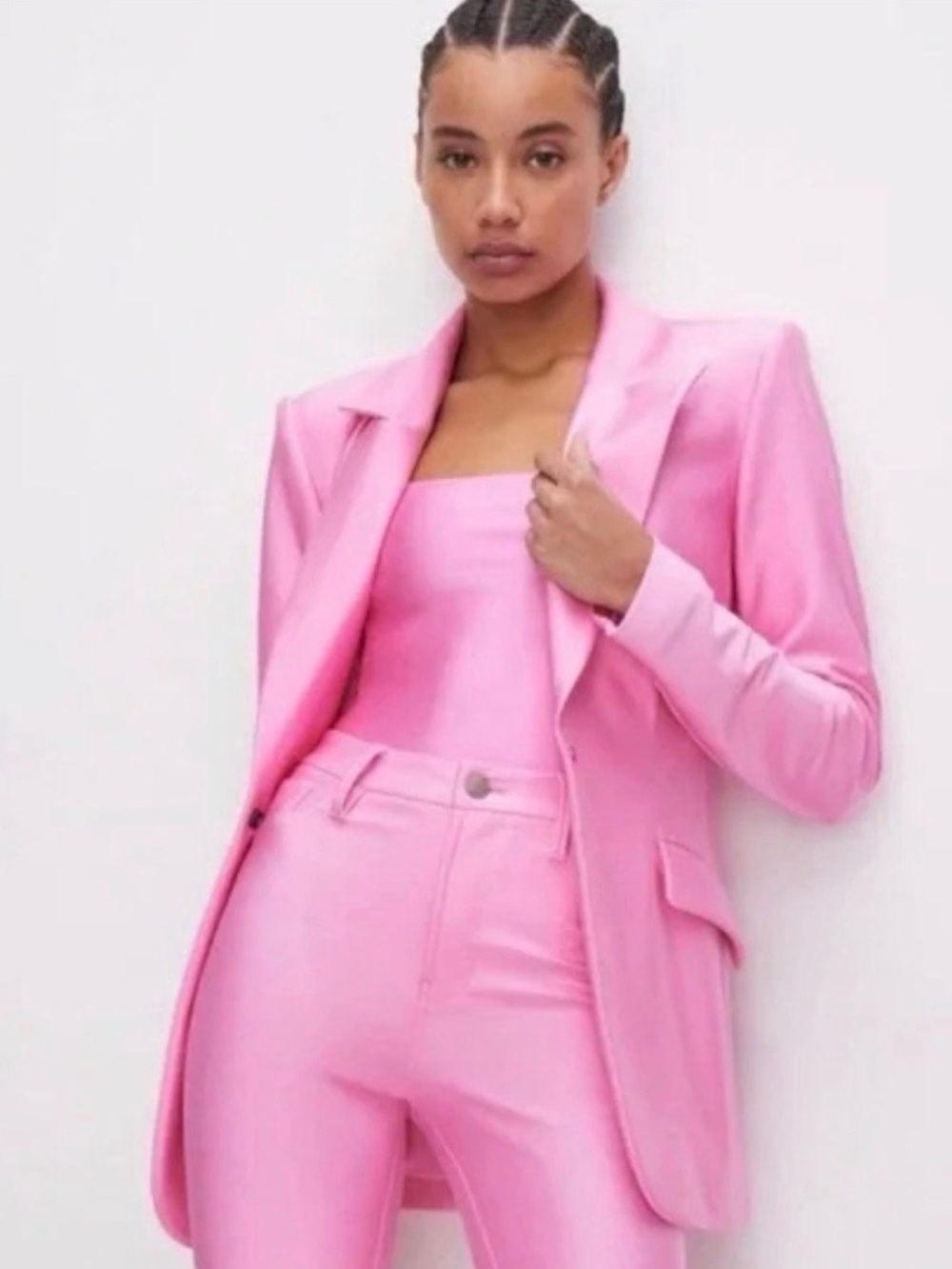 COMPRESSION SHINE SCULPTED BLAZER